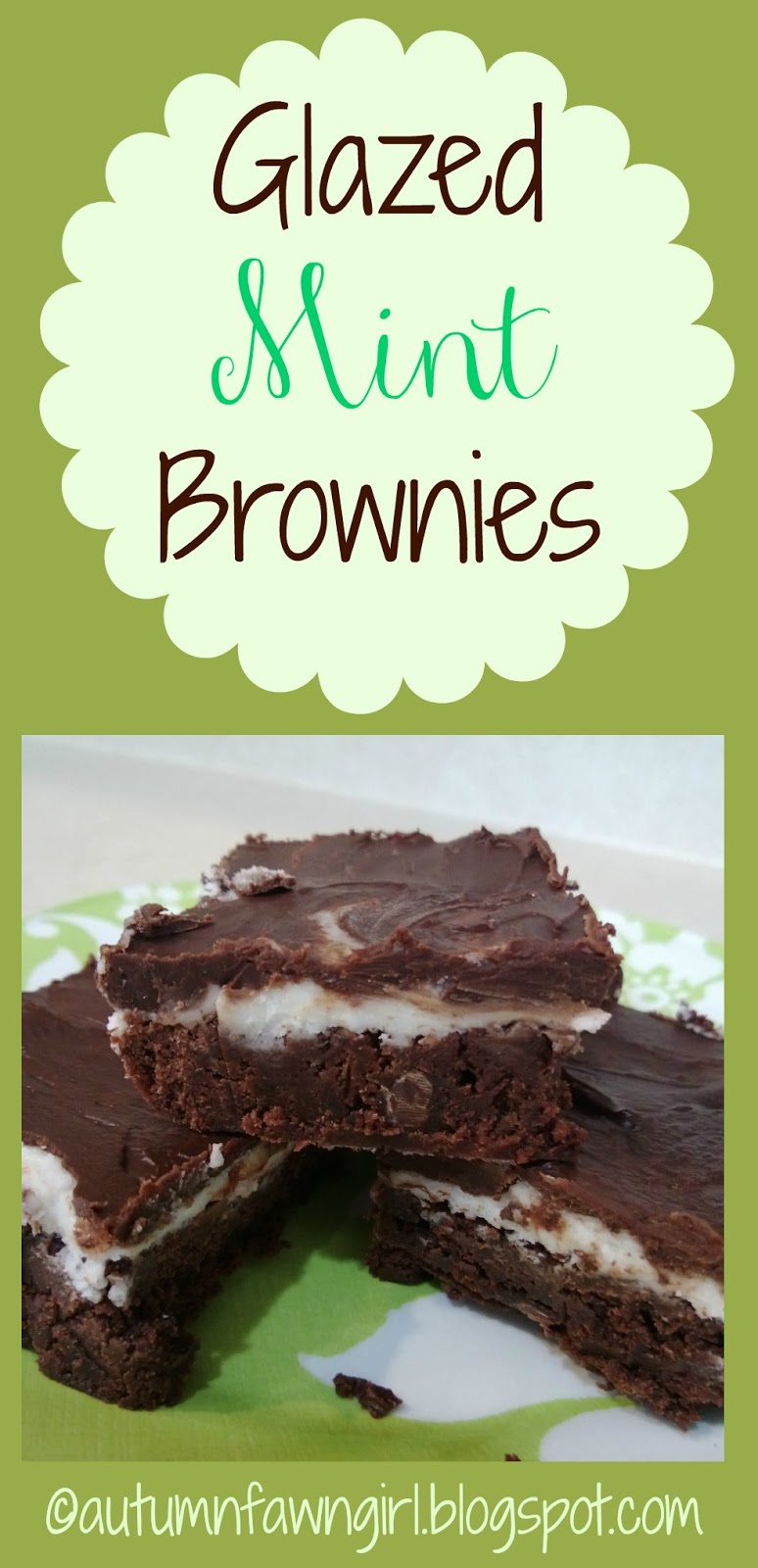 Brandi Raae Glazed Mint Brownies