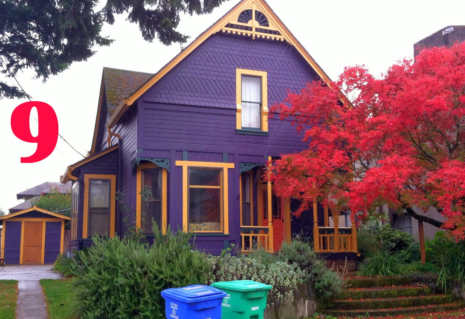 Songs of a Silhouette Purple Houses of Portlandia