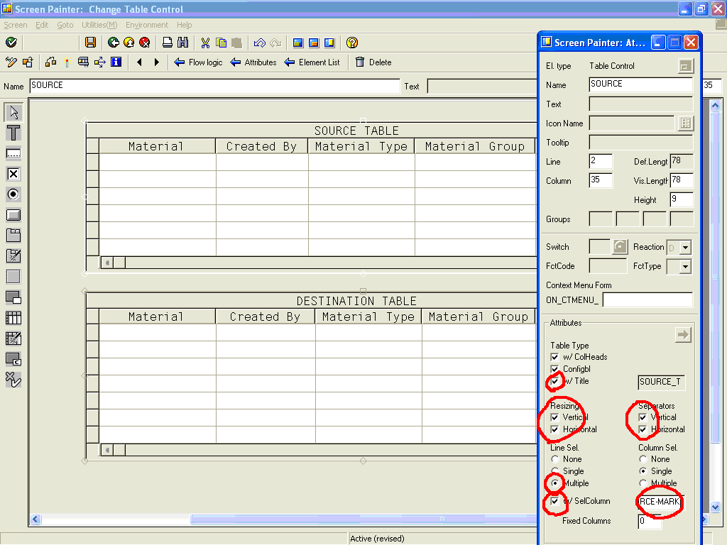 The ABAP Manipulation of Table Control