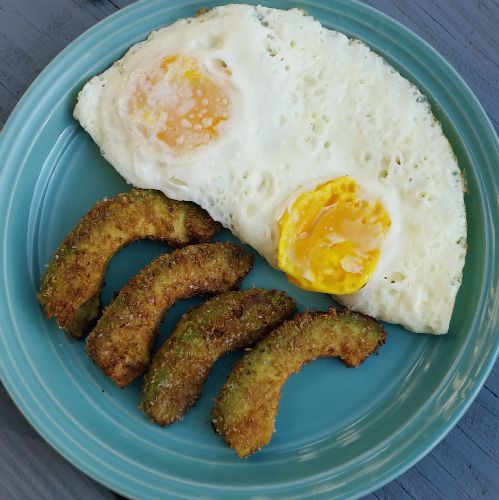 The Easiest Low Carb Fried Avocados