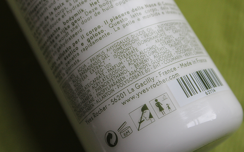 Yves Rocher Malaysian Coconut Silky Body Lotion Must Have For Coconut Lovers!