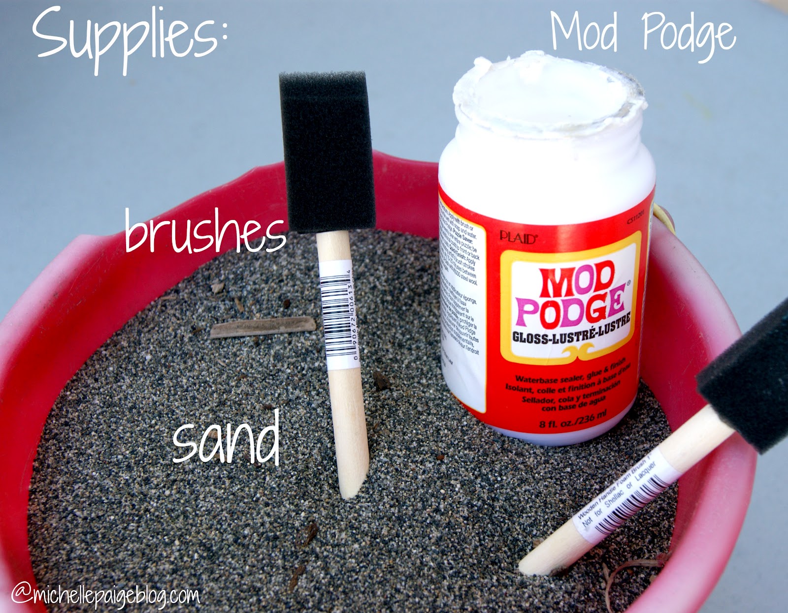 michelle paige blogs: Make a Sand Castle Centerpiece