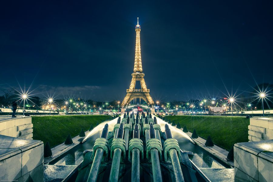 17. Eiffel Tower by night by Pierre-Lou Dominjon 17. Eiffel Tower by night by Pierre-Lou Dominjon