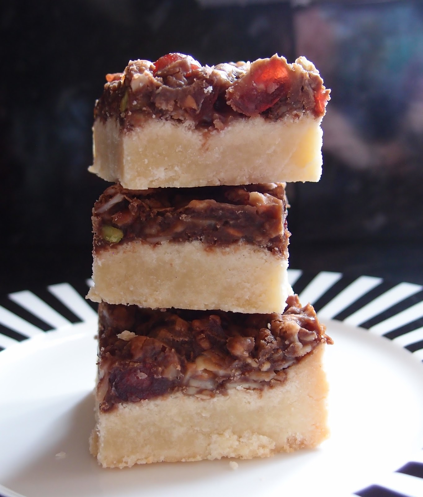 The Caked Crusader Florentine biscuit bars
