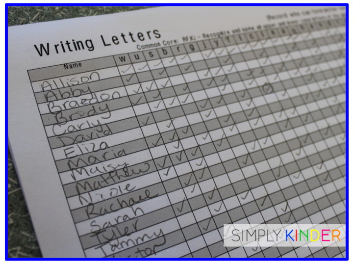 Collecting Data in Kindergarten Simply Kinder