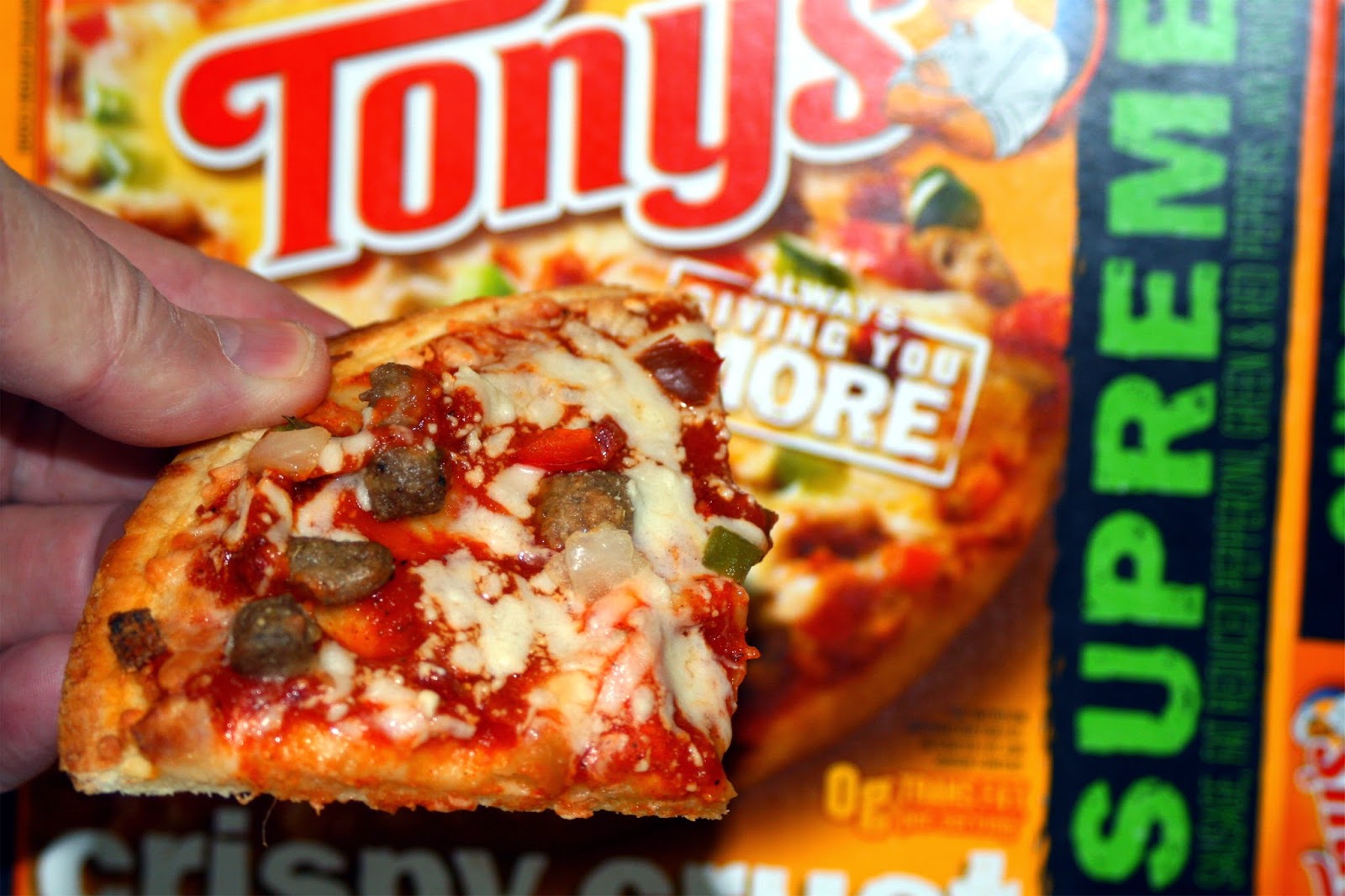 Forsythkid Critique Tony's Supreme Crispy Crust Pizza for One!