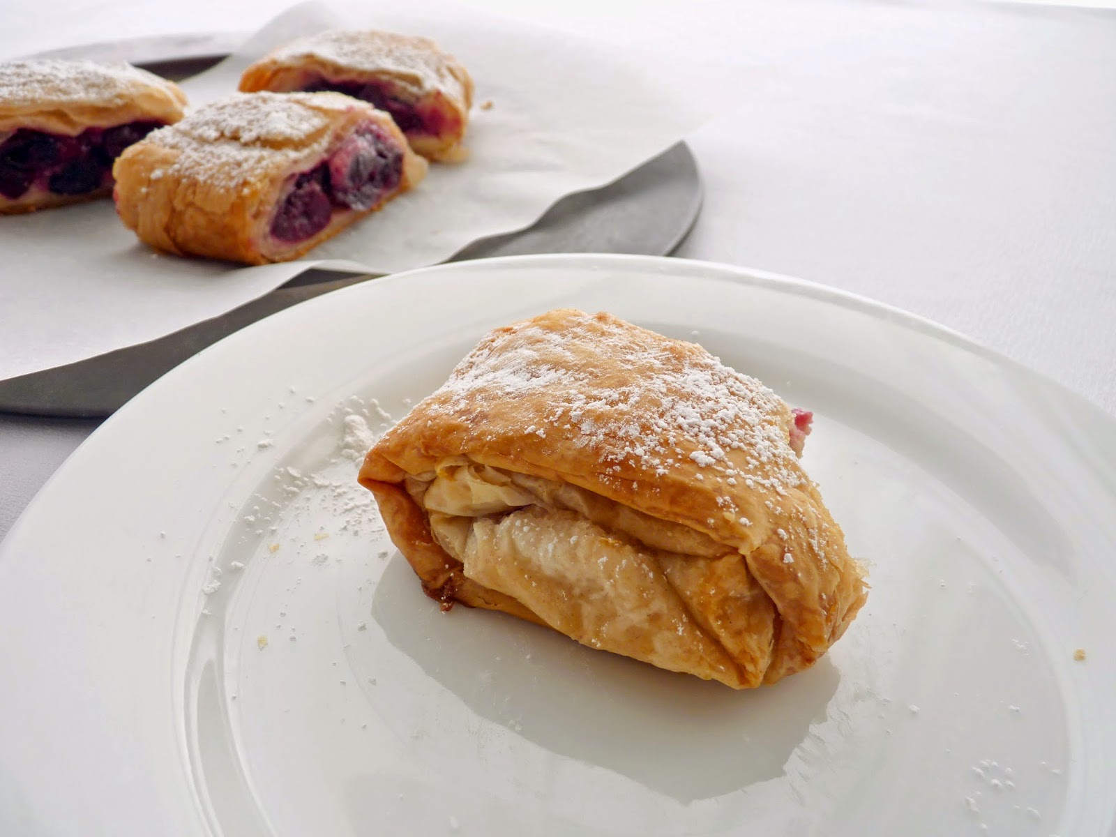 pastry studio Cherry & Cream Phyllo Strudel