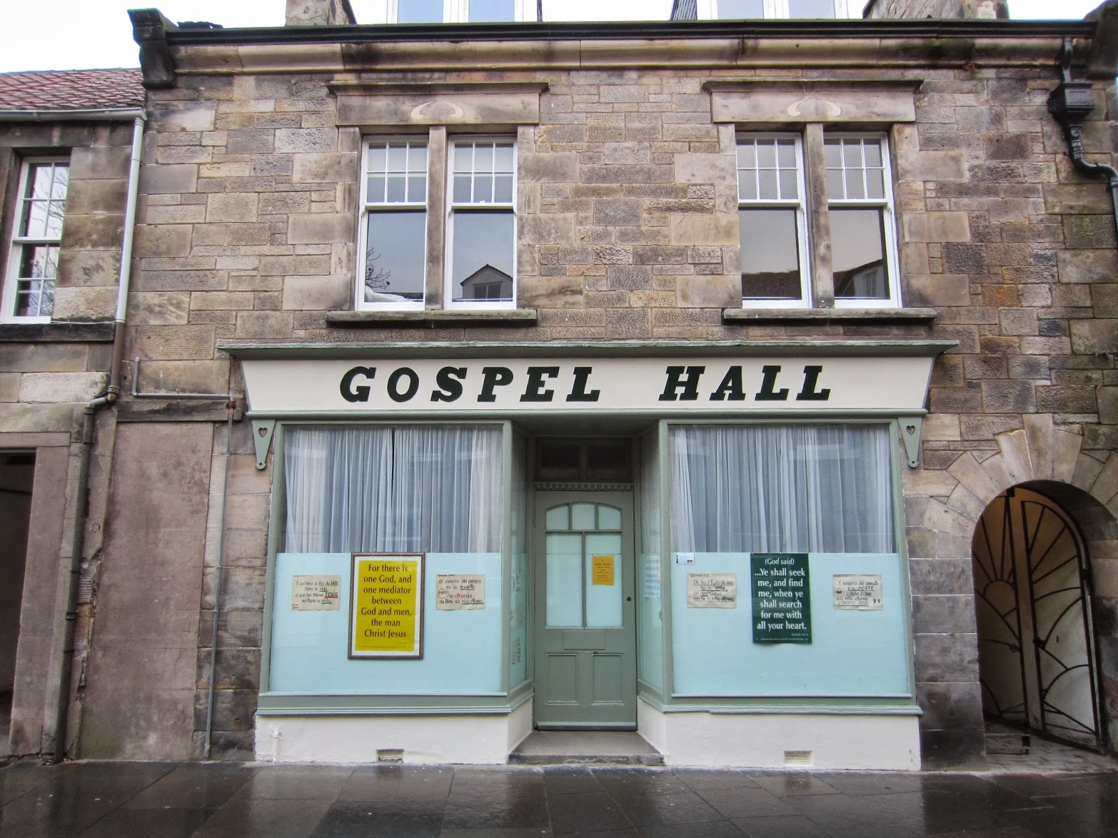 How I got saved. Not in a Gospel Hall