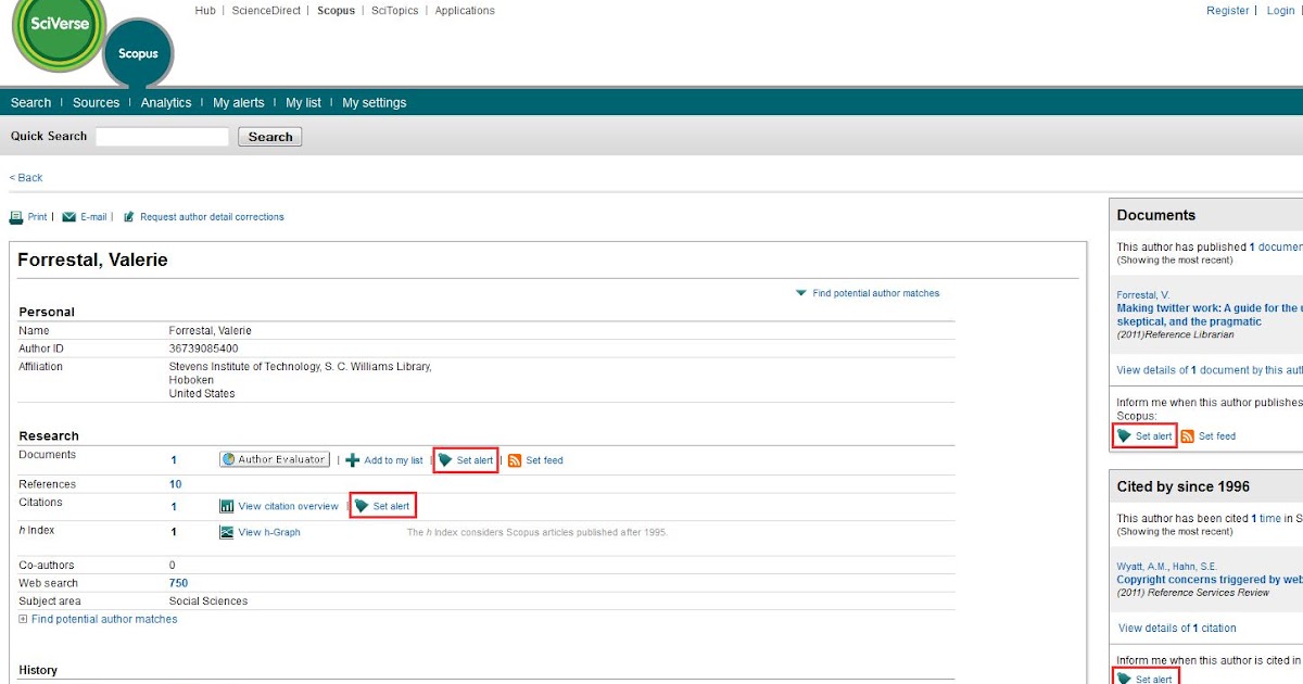 Stevens Library Keep track of your citations on Google