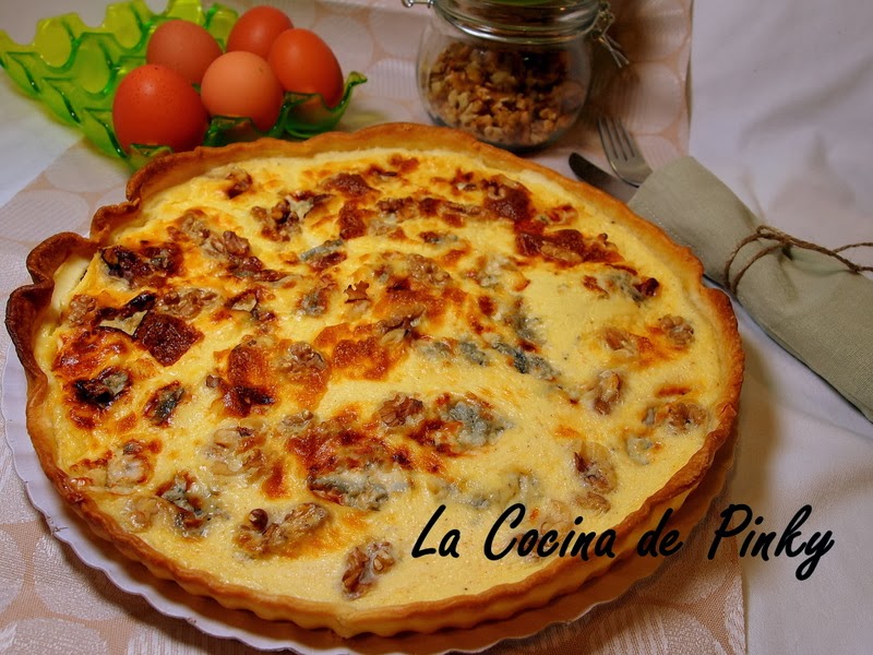 QUICHE DE QUESO GORGONZOLA Y NUECES  Quiche+de+queso+gorgonzola+y+nueces+1