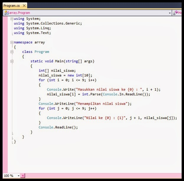 Teknik Informatika (｡ ‿ ｡) Array