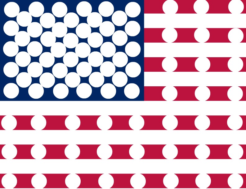 Simply Montessori Free American Flag 4th of July DoADot Printable