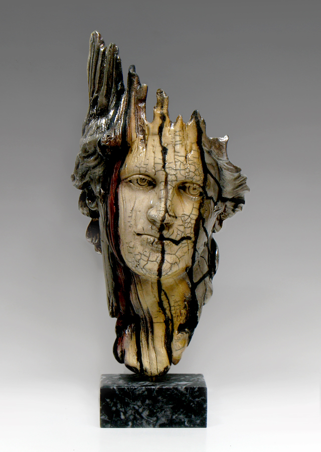 Nanouris Art Gallery RAKU CERAMIC SCULPTURES (Attention AUSTRALIA)