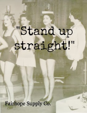 Stand up straight
