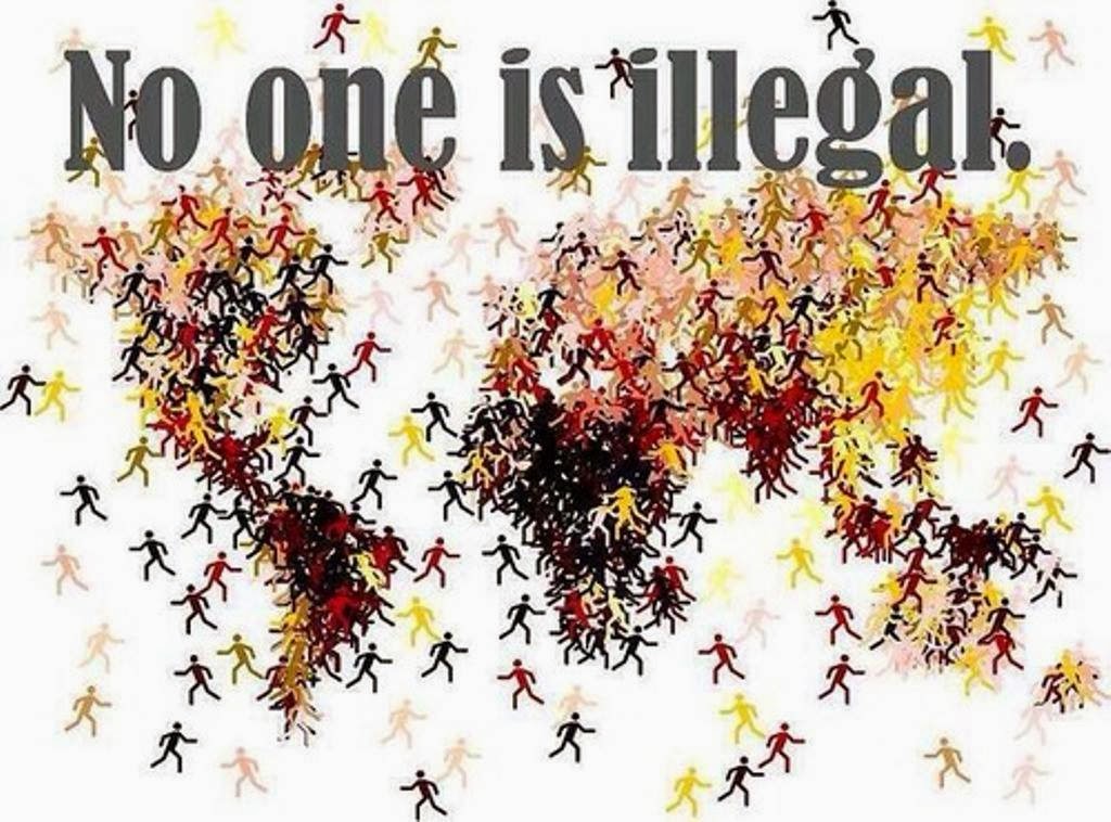 teifidancer No one is illegal, No borders are necessary
