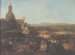 día de romería (basado en la Romería en la ermita de San Isidro de Eugenio Lucas Velázquez)