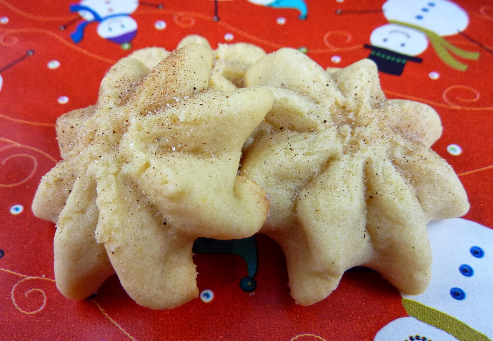 Cookies on Friday 12 Days of Cookies Day 10 Snickerdoodle Spritz