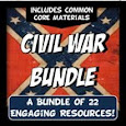 Civil War Common Core Bundle Grades 6-8