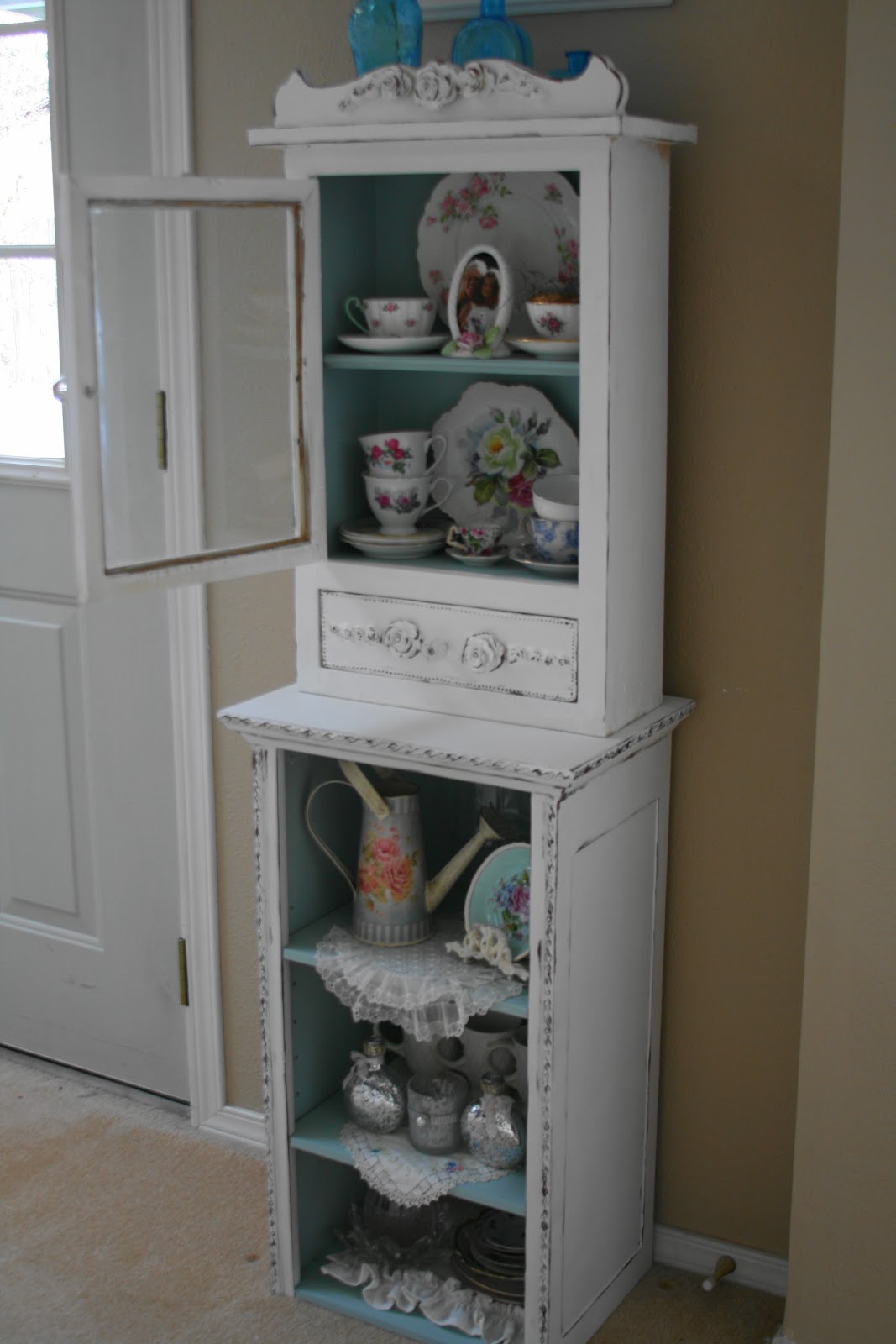 For the love of white Goodwill Bookcase