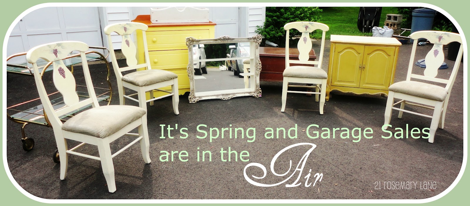 21 Rosemary Lane Tips for Buying Furniture at Yard and Garage Sales