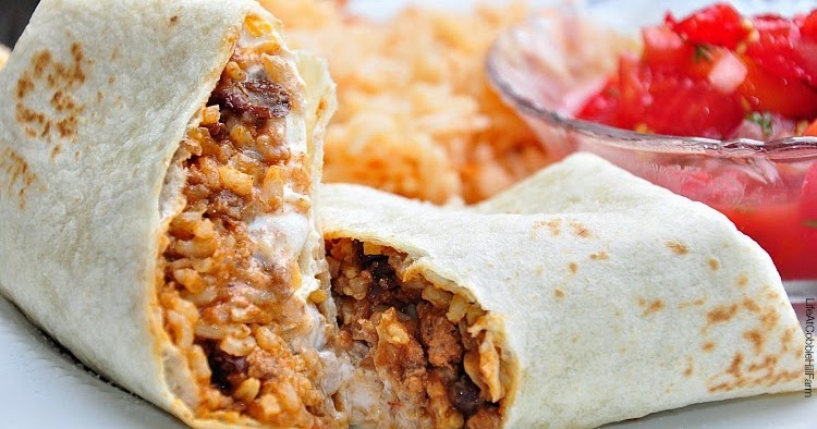 Life At Cobble Hill Farm: Easy Beef, Rice and Bean Burritos