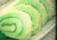 resep kue basah bolu gulung pandan keju spesial nikmat, lezat, legit