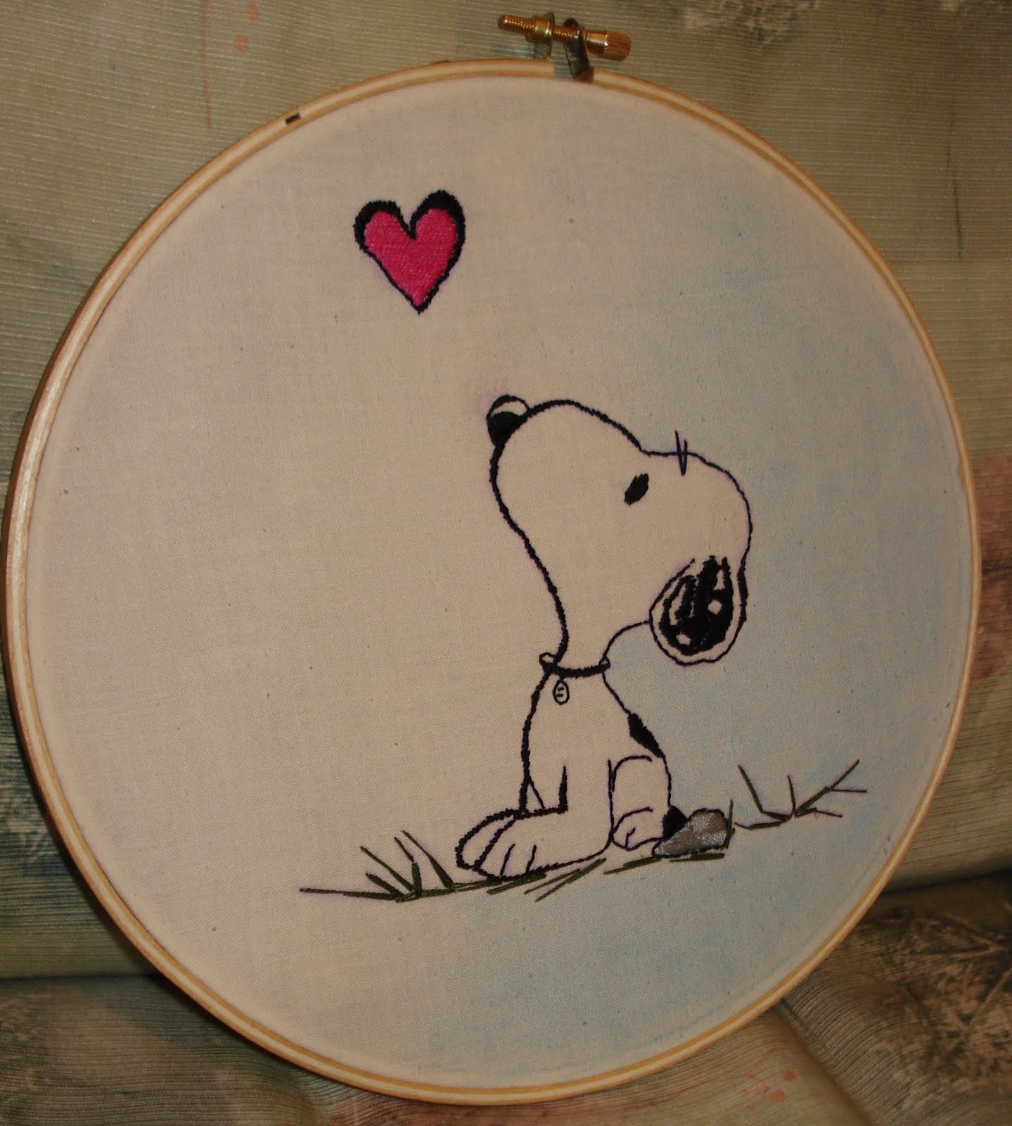 Cartoon Dog Stencil