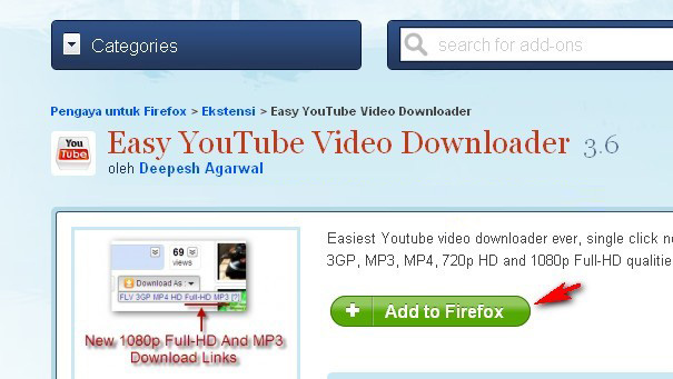 youtube downloader addon for firefox