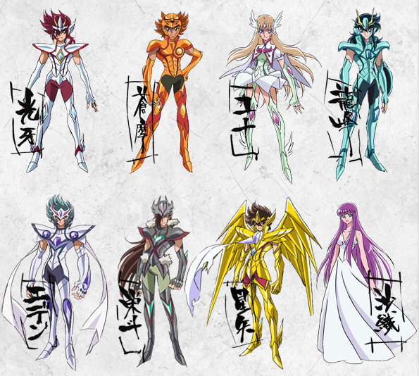 Saint Seiya Omega, Characters