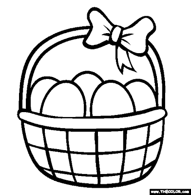 6 Printable Easter Baskets Coloring Pages 6 Printable Easter Baskets Coloring Pages
