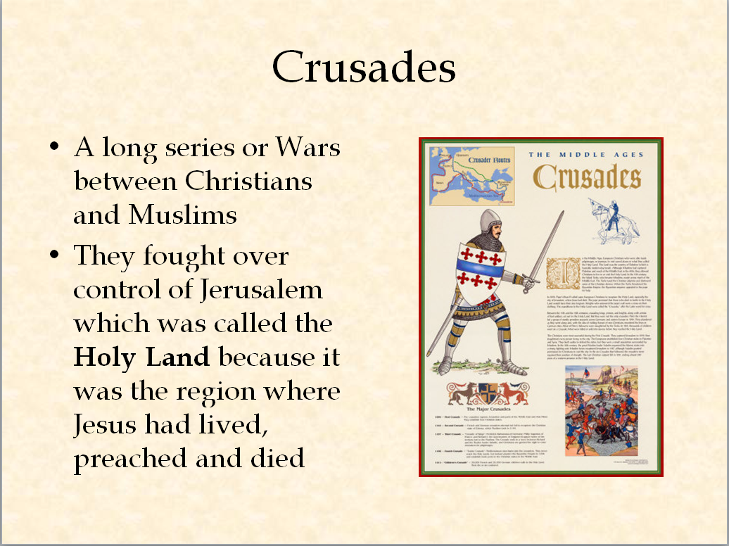 Humanities The Crusades