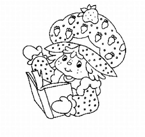 Strawberry Shortcake coloring pages to download - Strawberry Shortcake Kids  Coloring Pages