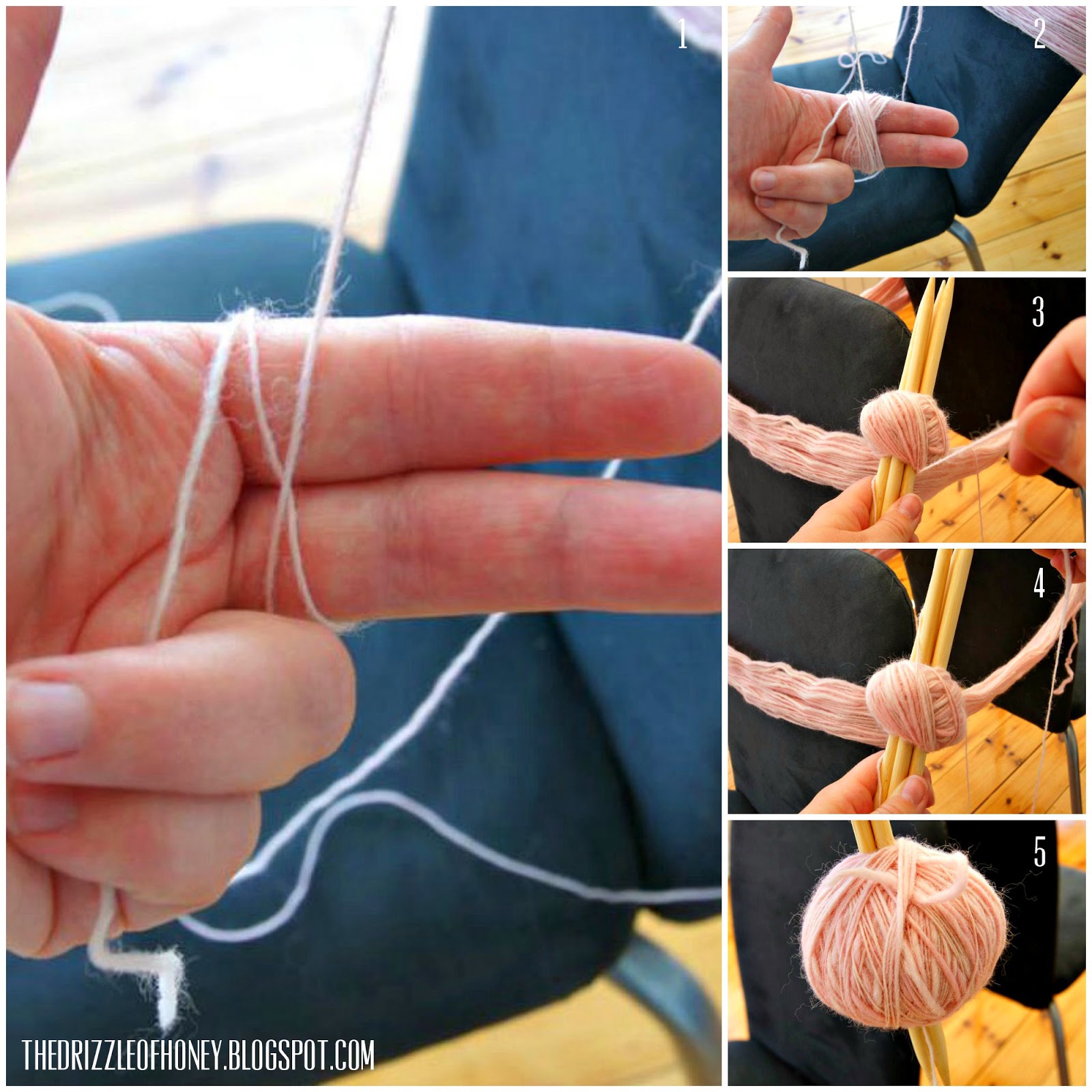 The Drizzle of Honey How to wind a ball of yarn & my first KAL