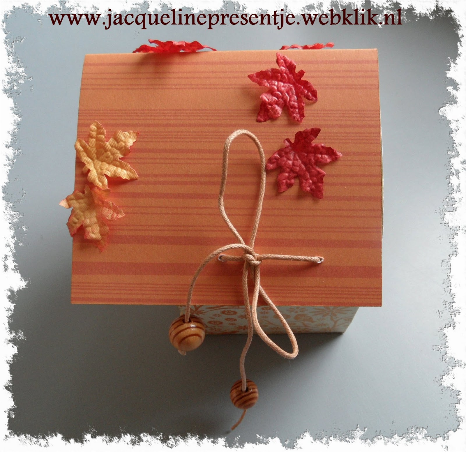 Jacqueline presentje: september 2011