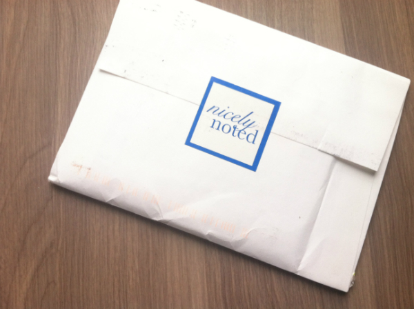 Nicely Noted - November 2012 Review - Monthly Paper and Stationery Subscription Service Nicely Noted - November 2012 Review - Monthly Paper and Stationery Subscription Service