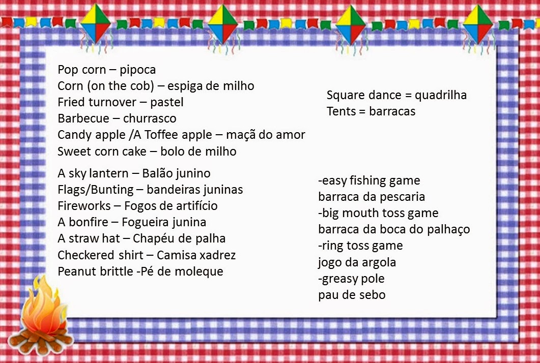 Como dizer festa junina em inglês e vocabulário típico