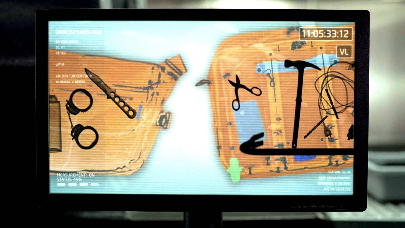 Airport Security X Ray Images Trip to Airport