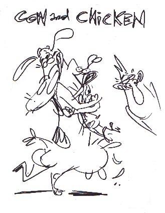 Cow and Chicken Drawings Coloring ~ Child Coloring