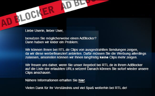 Screenshot rtl.de Screenshot rtl.de