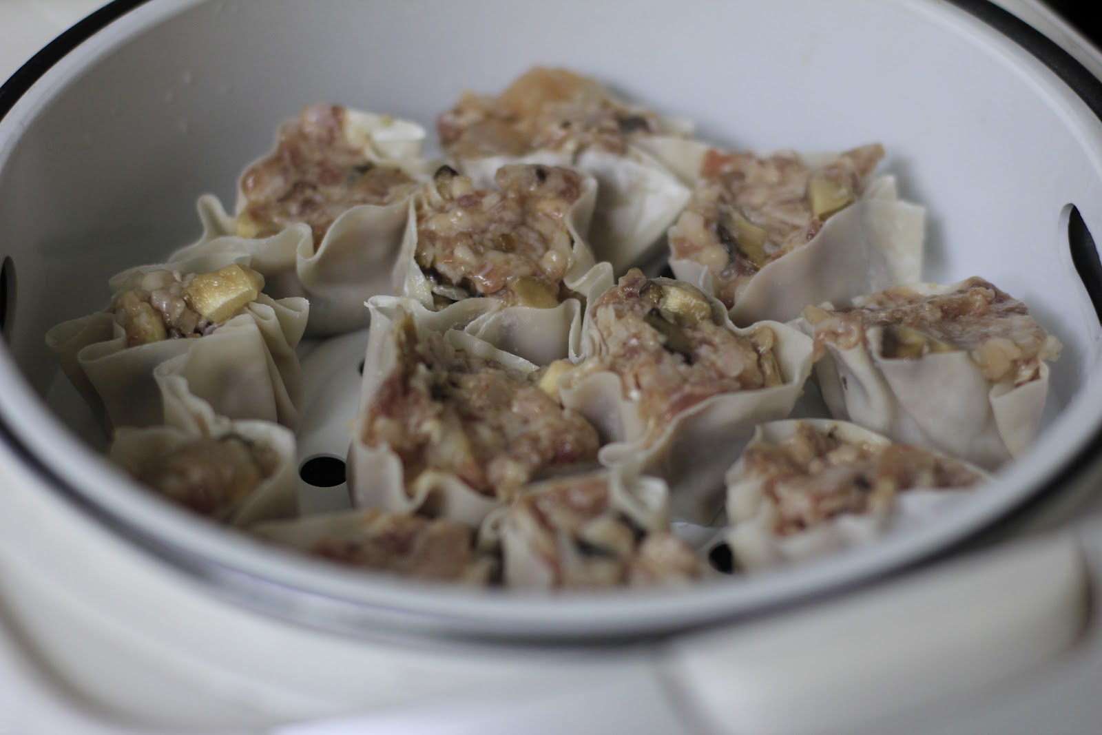 How to steam siomai using rice cooker