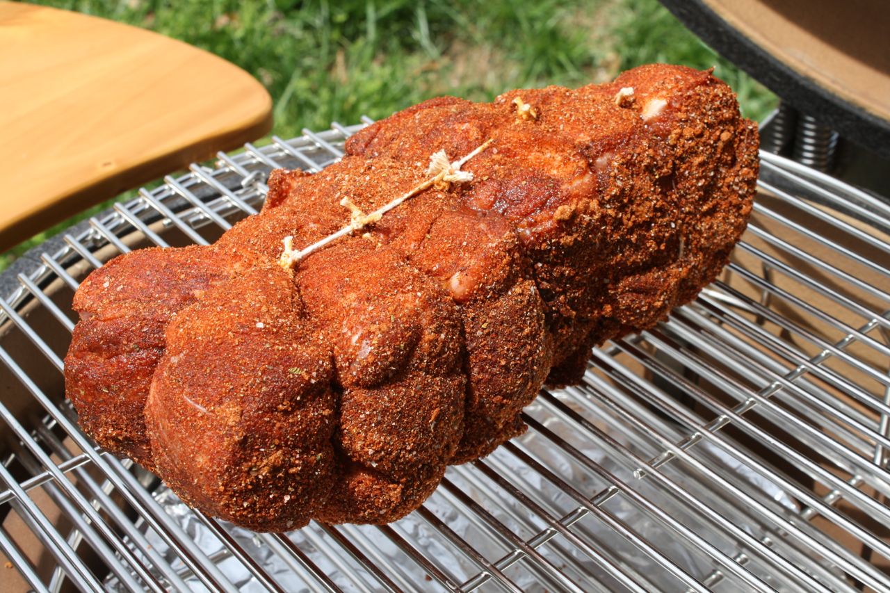 The Roediger House Meal No. 717 Kamado GrillSmoked Boston Butt