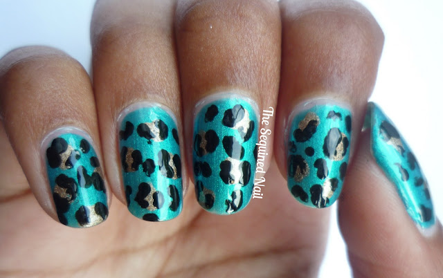 The Sequined Nail: Leopard Print Nails