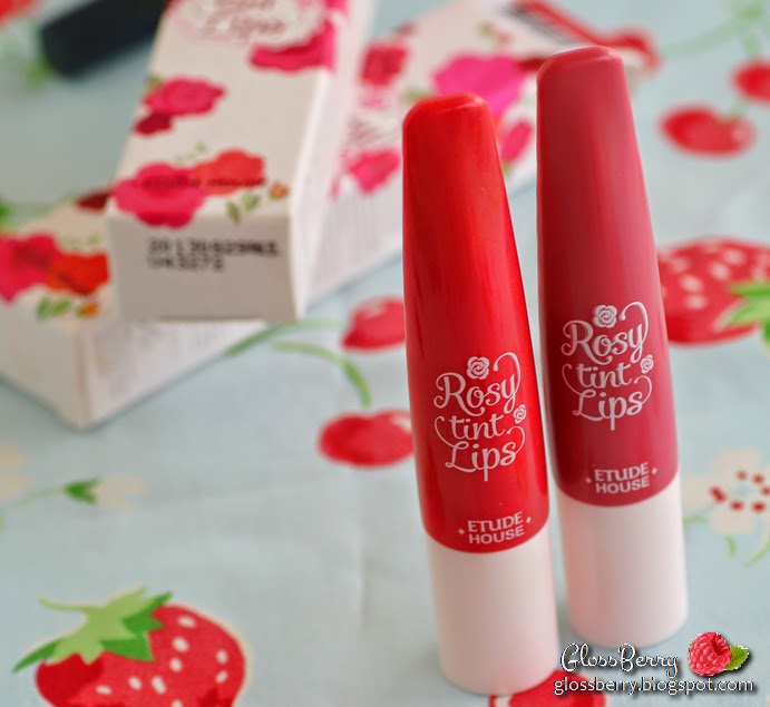 rosy tint lips etude house 03 06 rose fatal english rose review swatches glossberry beauty blog גלוסברי שפתון אטיוד האוס מאט בלוג איפור וטיפוח