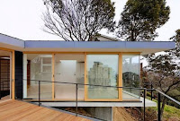 Hyogo Steeply Sloping Compact House Design with Lined Exterior Style Hyogo Steeply Sloping Compact House Design with Lined Exterior Style