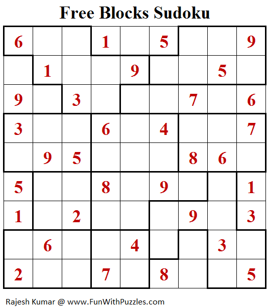 Free Blocks Sudoku (Daily Sudoku League 145)Fun With Puzzles