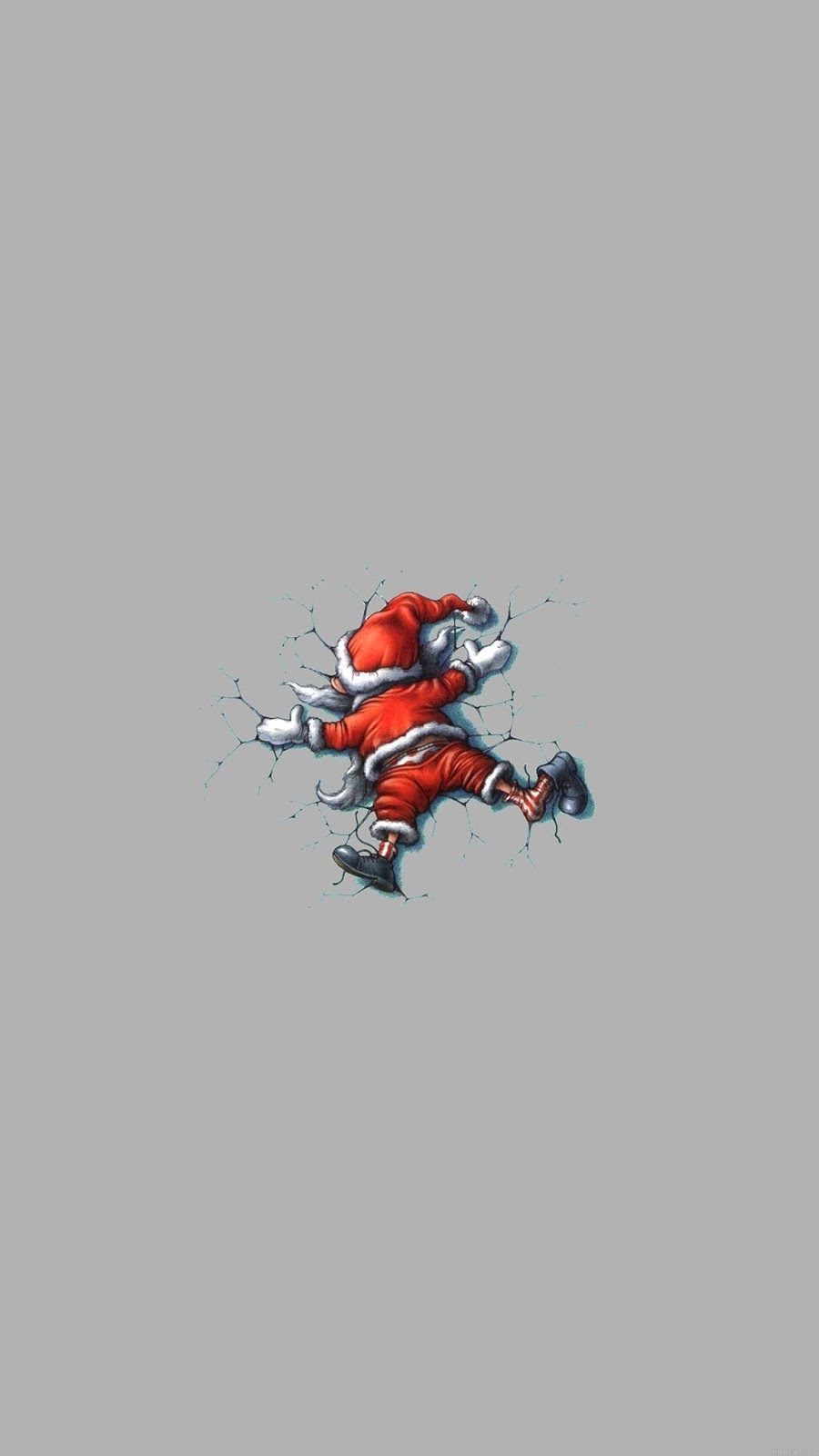 silly christmas santa iphone 6s plus wallpaper