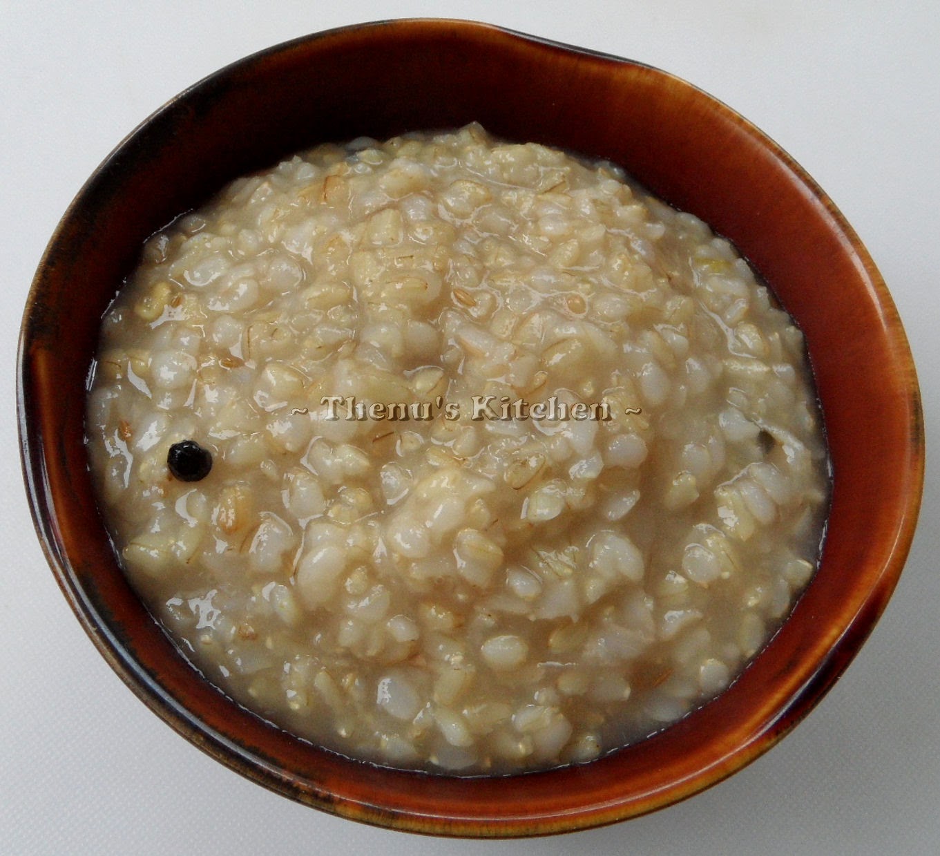 Thenu's Kitchen Brown Rice Porridge (Kanji)