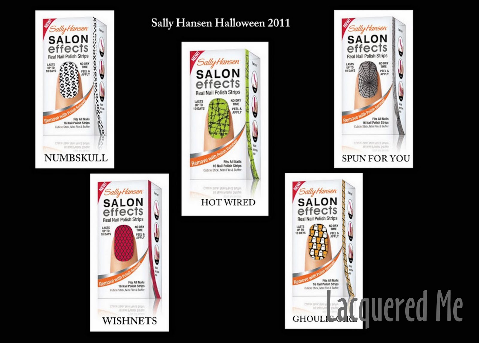 1. Sally Hansen Salon Effects Real Nail Polish Strips - wide 5