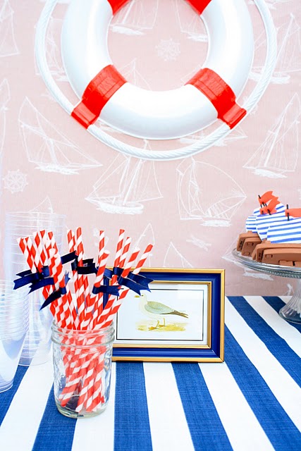 Kara's Party Ideas Nautical Themed Sailboat Birthday Party ...