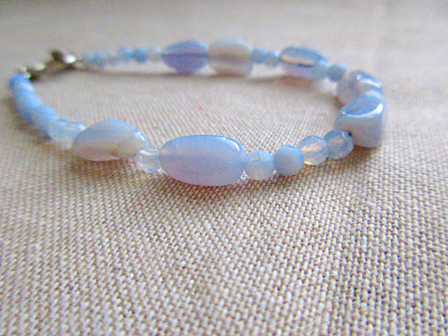 blue bracelet science anniversary jewelry gift